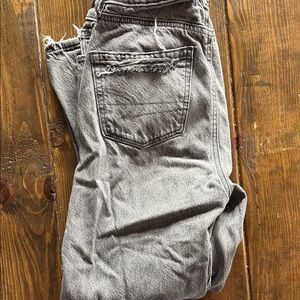 Gray Distressed Jeans